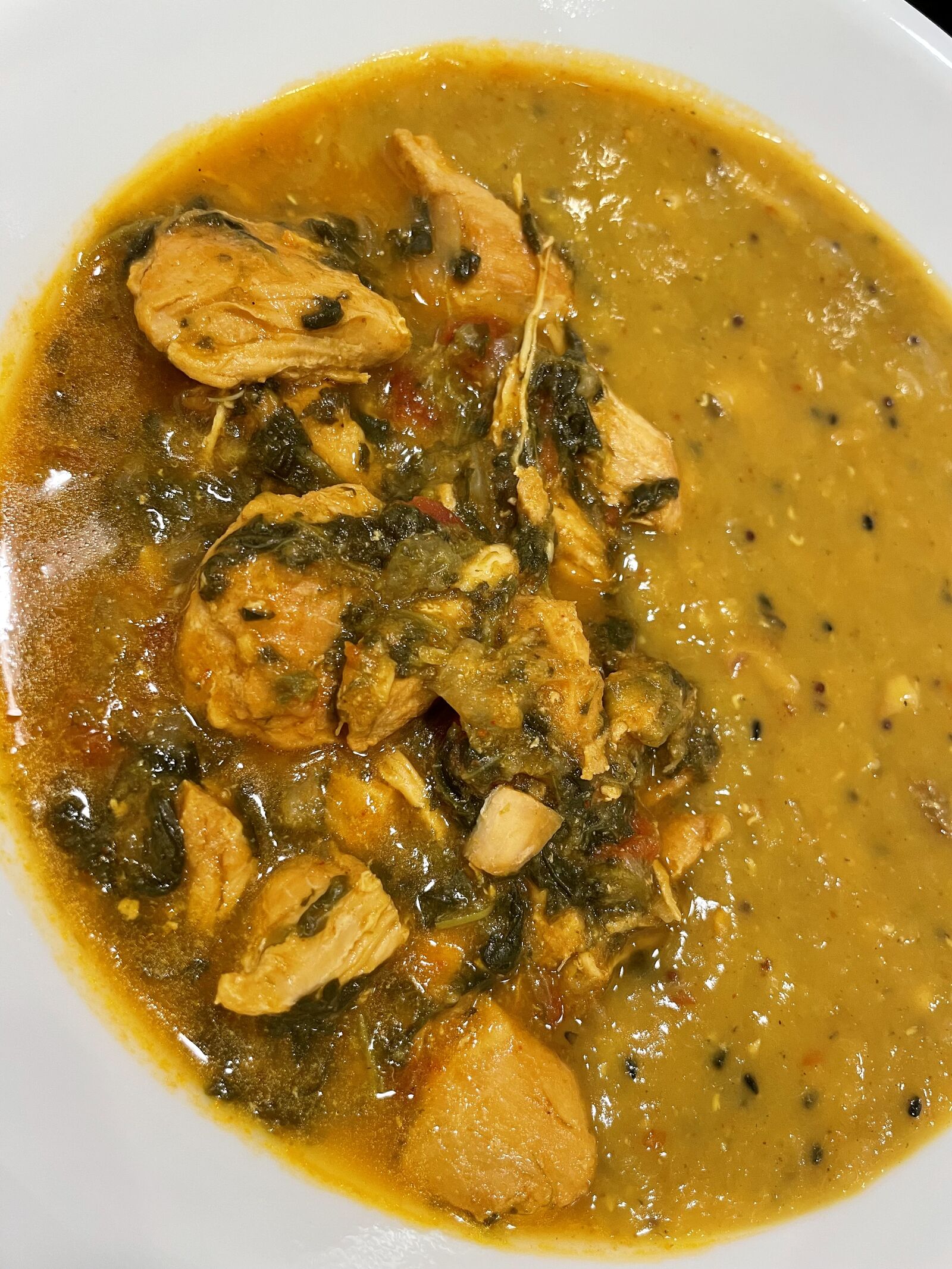 Chicken Spinach Curry